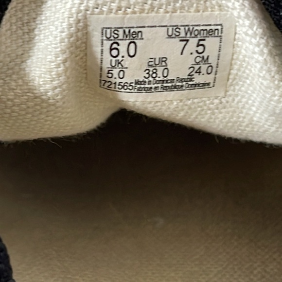 VANS Authentic Lace Low Top Skateboard Shoes All Black 721565 Sneakers M6 / W7.5 - Picture 13 of 13